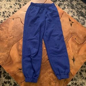 Electric blue Brandy Melville rosa sweatpants